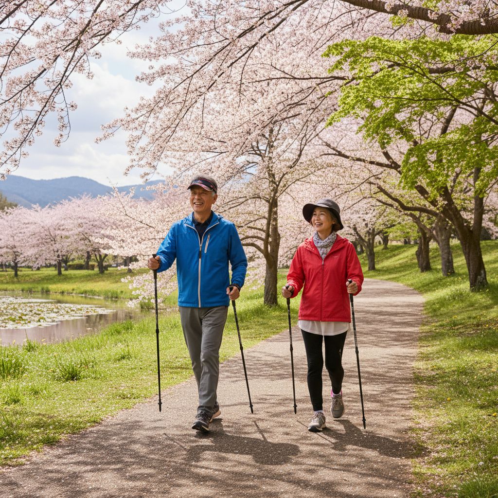 50代からの運動習慣の作り方|ノルディックウォーキングで健康寿命を延ばす【完全ガイド】